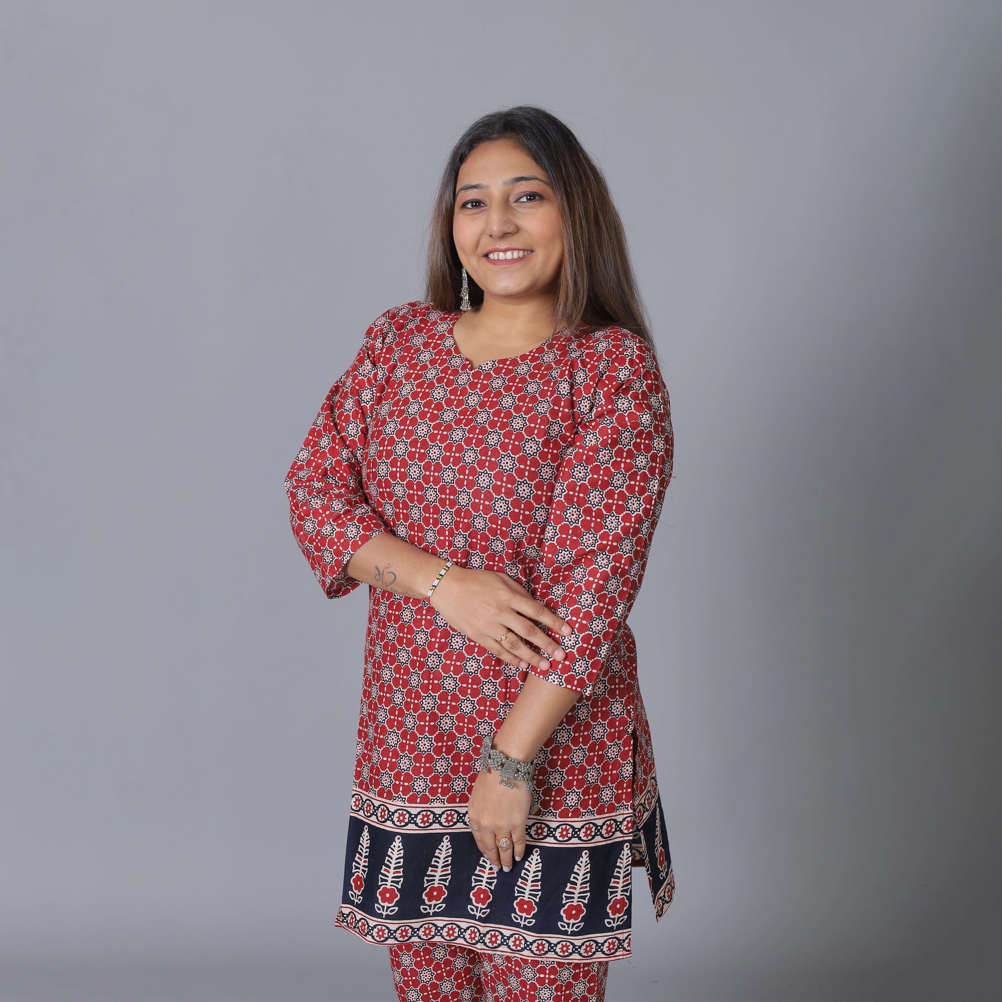 Pure Cotton Kalamkari Print Suit Set