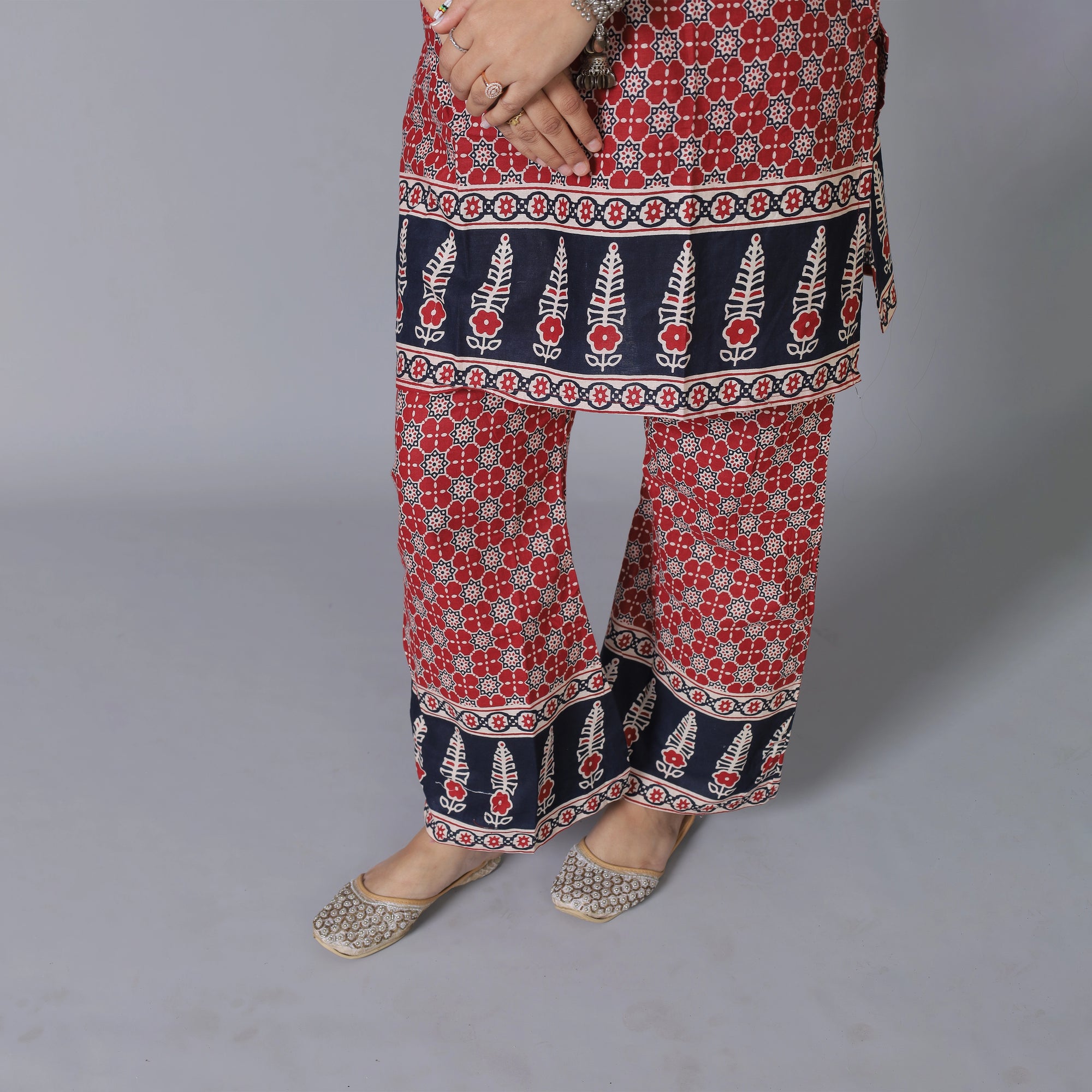 Pure Cotton Kalamkari Print Suit Set
