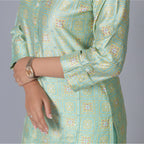 Pure Bamboo Silk Kurti with Pant