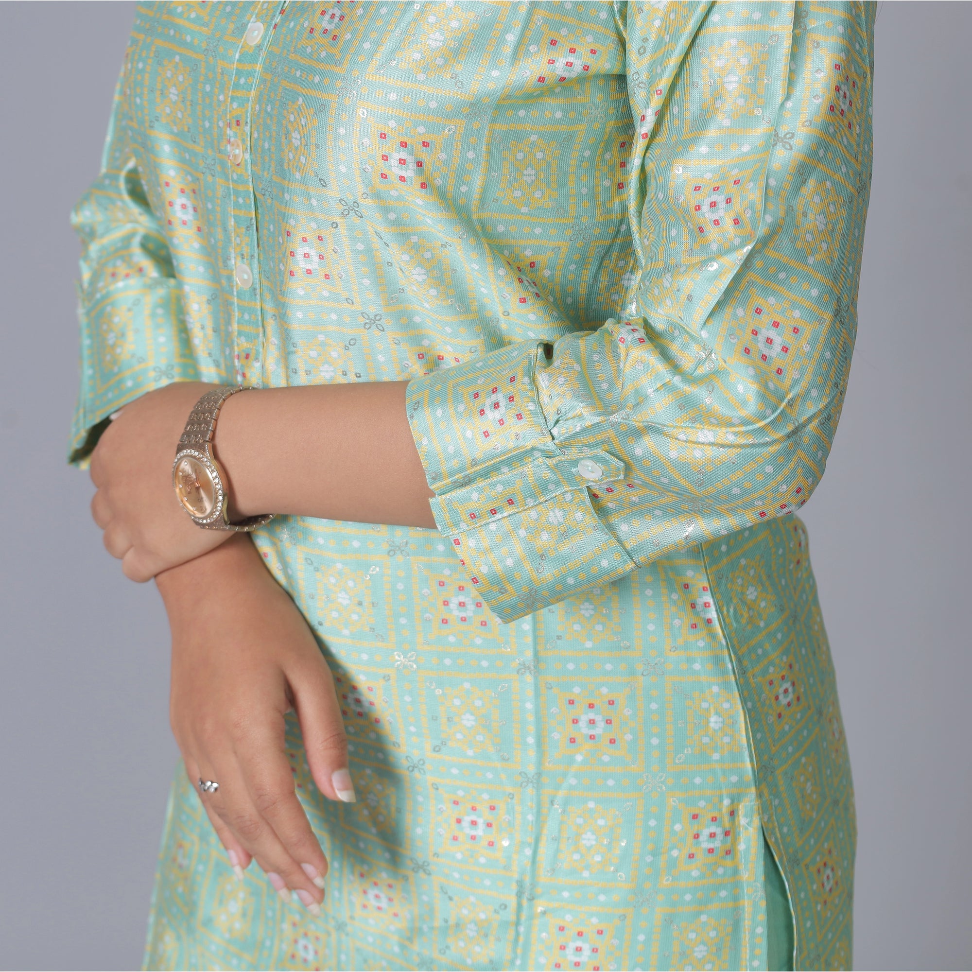 Pure Bamboo Silk Kurti with Pant