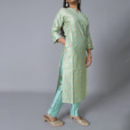 Pure Bamboo Silk Kurti with Pant