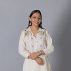 Khadi Cotton Embroidered Co-Ord Set