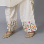 Khadi Cotton Embroidered Co-Ord Set